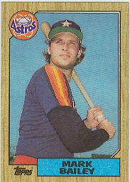 1987 Topps Baseball Cards      197     Mark Bailey